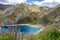 Cueva lake in the Somiedo national park, Spain, Asturias. Popular tourist destination