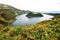 Cuicocha crater lake in Imbabura province, Ecuador. South America