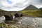 Cuillin mountain on the isle of skye