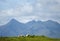 Cuillin range from Braes headland on Skye