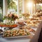 Culinary Delight: A Visual Treat for Reception Buffets