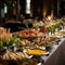 Culinary Delight: A Visual Treat for Reception Buffets