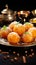 Culinary gems Indian motichoor laddoo, spherical sweets that captivate with every bite