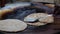The Culinary Mastery of Crafting Aaloo Paratha on a Large Pan Delhi