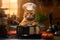 Culinary Whiskers: Chef Cat\\\'s Gourmet Delight