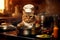 The Culinary Whiskers: Feline Chef Extraordinaire