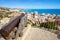 Cullera Cannon in the Castle top with aerial skyline