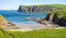 Cullykhan Bay and Fort Fiddes in Scotland