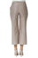 Culottes jeans trousers on model legs with white stiletto heels