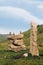 Cult stones is a megalithic site consisting of mounds, dolmens, mounds and single menhirs in Karachay-Cherkessia, Russian Federati