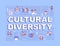 Cultural diversity word concepts banner