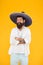 Cultural identity. Discover your ethnic and geographic origins. Bearded man in mexican hat. Mexican man wearing sombrero