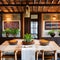 Cultural Mosaic: A global-inspired dining room with ethnic textiles, handcrafted pottery, and a mix of traditional wooden chairs