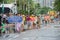 Cultural promotion parade marching in International Fleet Review