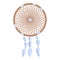 Culture dream catcher icon, cartoon style