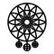 Culture dream catcher icon, outline style