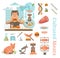 Cultured Meat Laboratory Objects Collection
