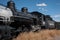Cumbres and Toltec train resting in Antonito Colorado
