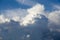 The Cumulonimbus capillatus above London in autumn