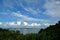 Cumulonimbus cloud form above tropical sea