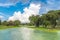 Cumulonimbus clouds build in central Florida