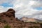 Cumulonimbus Clouds Papago Park and Camelback Mountain of Phoenix