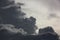 Cumulonimbus gray cloud ,abstract  dramatic cloud sky