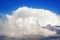 Cumulonimbus stormy cloud
