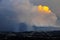 Cumulonimbus during sunset