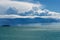 Cumulonimbus with Torrential Rain on the Horizon over the Sea