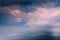 Cumulus, cirrus and lenticular clouds