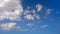 Cumulus clouds perfect white in blue sky