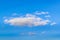 Cumulus Over Blue Sky Background