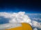 Cumulus storm clouds near Paris