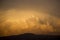 Cumulus Type Red colored clouds.