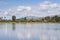 Cunningham Lake on a sunny day, San Jose, south San Francisco bay area, California