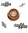 A cup of coffee, coffee is loved by many, delicious coffee in a beautiful cup, coffee with foam, cappuccino coffee, coffee with fo