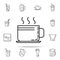 cup of coffee dusk icon. Drinks & Beverages icons universal set for web and mobile