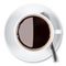 Cup of coffee isolated clipping path.