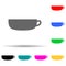 cup of coffee multi color style icon. Simple thin line, outline vector of web icons for ui and ux, website or mobile application