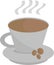 Cup of Coffee Vector Clip Art Design