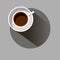 Cup coffee vector drink espresso icon