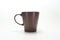 Cup glass brown