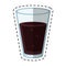 Cup glass coffee caffeine drink-cut line