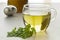 Cup of healthy chervil tea