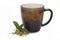 Cup of linden mint tea