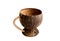 Cup made from coconut shell