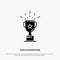 Cup, Medal, Prize, Trophy solid Glyph Icon vector