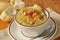 Cup of split pea soup