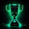 Cup Trophy on an Energetic Dark Background is all about celebrating success, victory, and achievement.